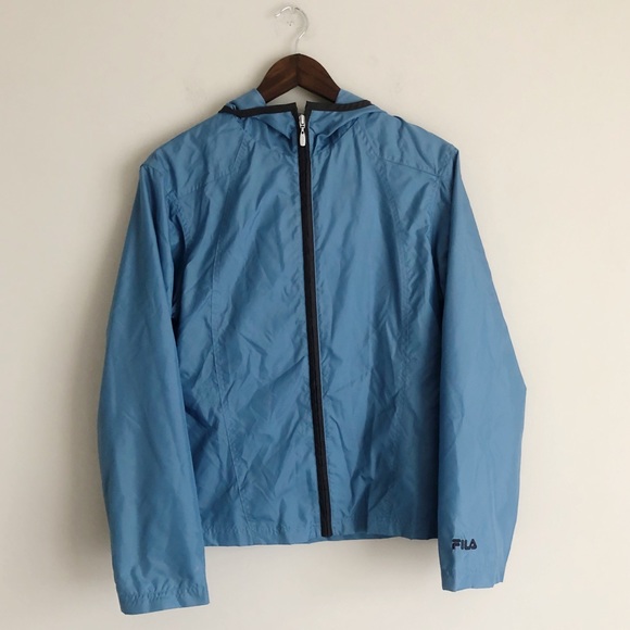blue fila jacket